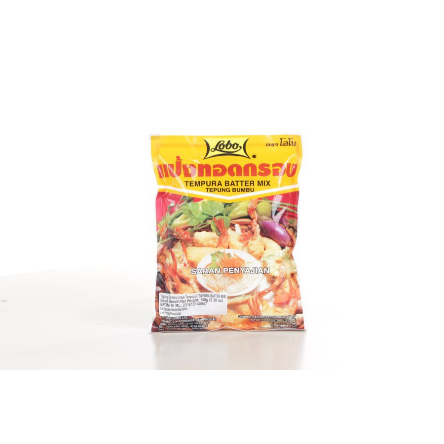 

Lobo Tempura Batter Mix 150 gr