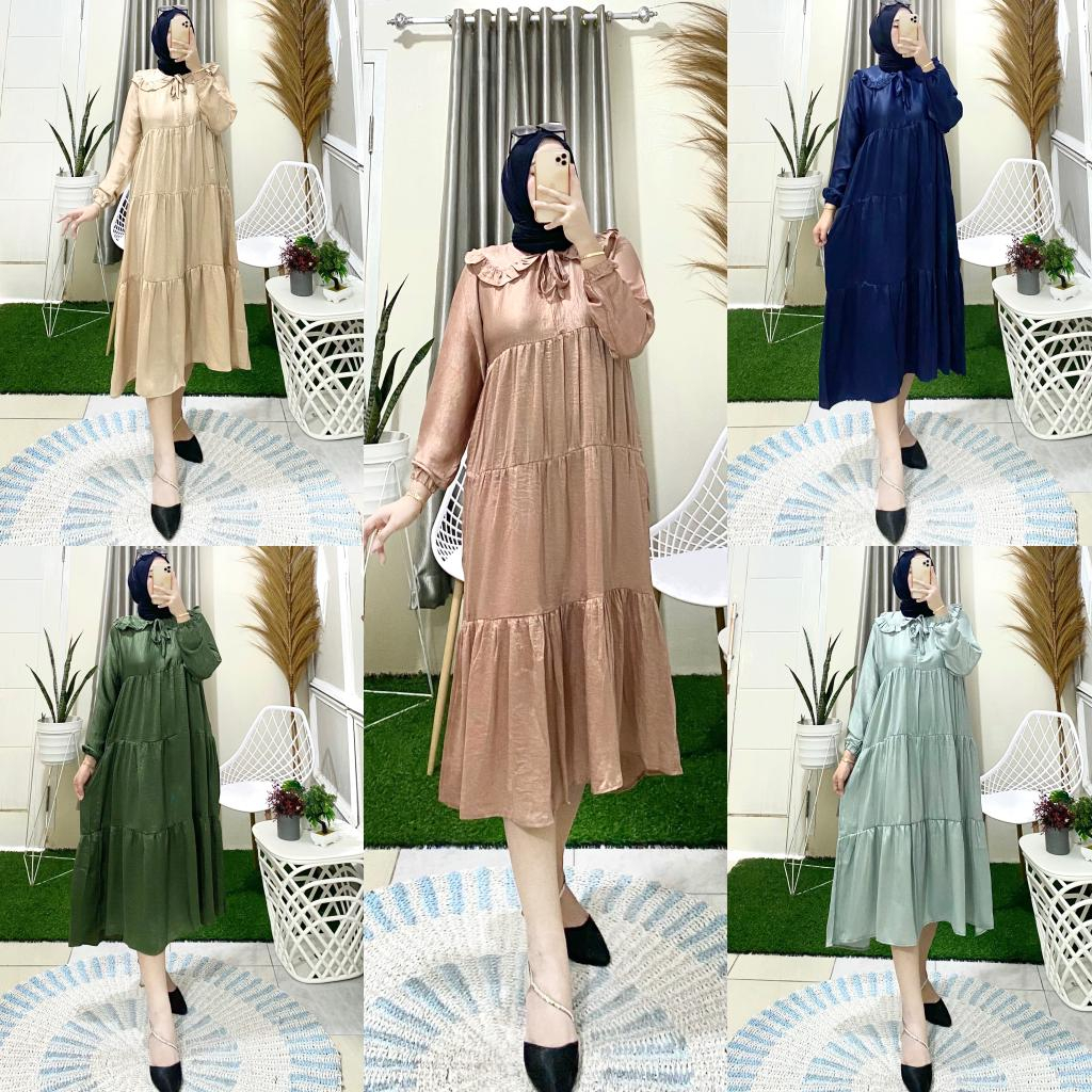 [ BISA COD ] MIDI DRESS FREANDLY BUSUIMIX KERAH TALI,MIDI SANTORINI MODEL TERBARU,MISOI POLOS BUSUI,MISI TERLARIS,MIDI POLOS TERBARU,MIDI TERHITS