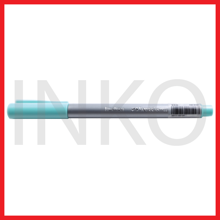 

FABER CASTELL FINELINER CLIP CAP PALE GREEN INK 1PCS