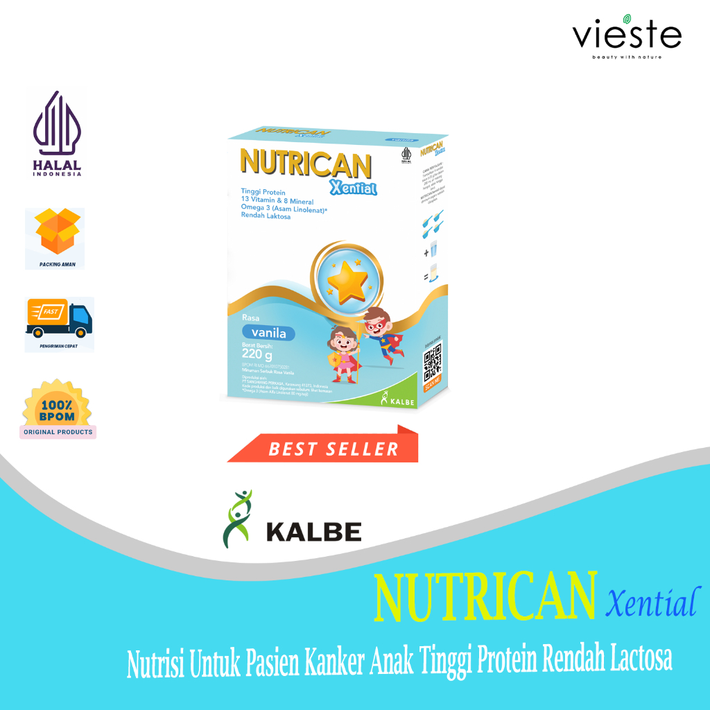 

NUTRICAN Xential Rasa Vanila Nutrisi Susu Untuk Pasien Kanker Anak