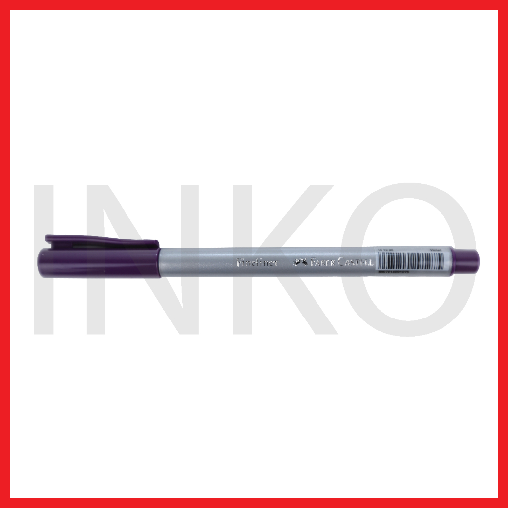

FABER CASTELL FINELINER CLIP CAP VIOLET INK 1PCS