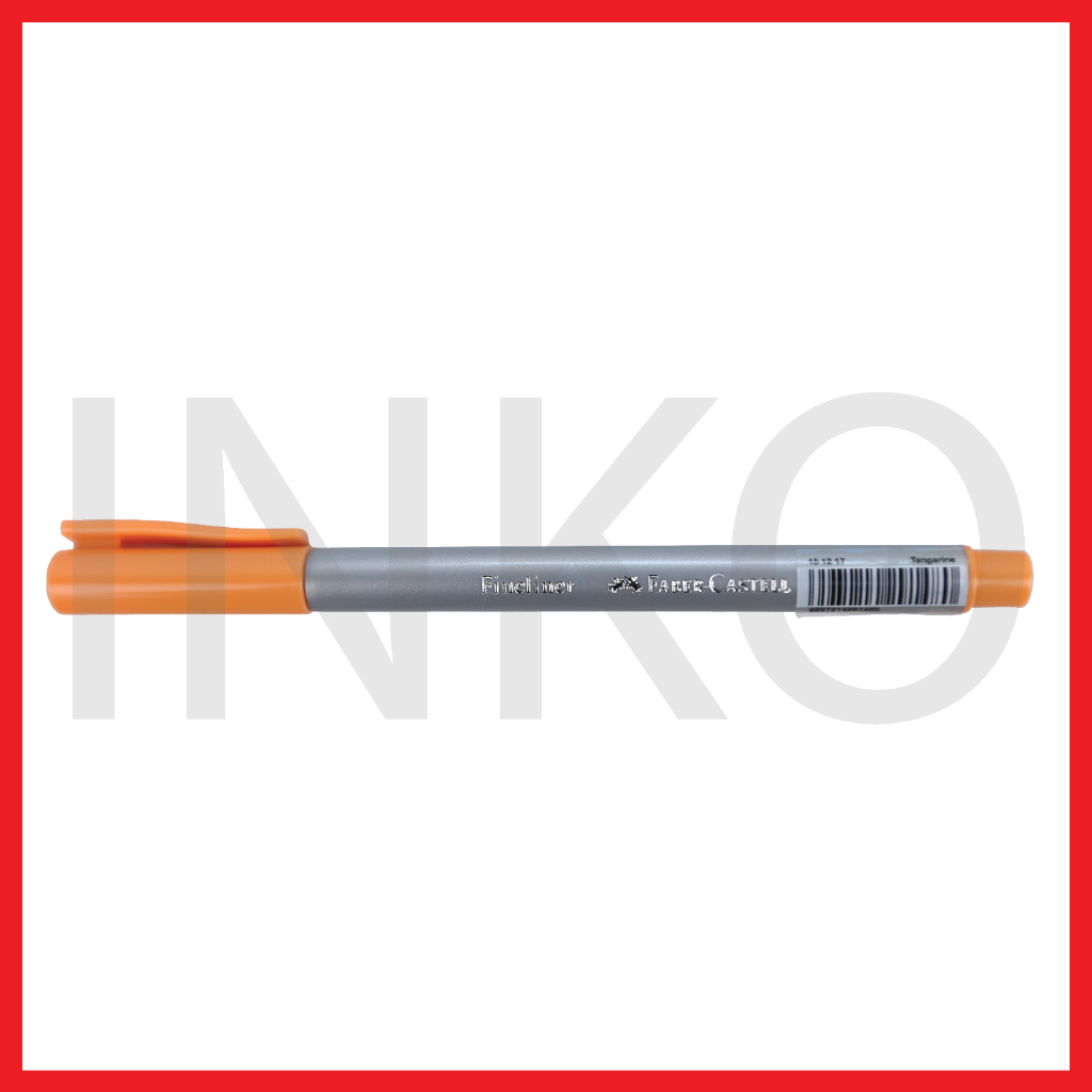 

FABER CASTELL FINELINER CLIP CAP TANGARINE INK 1PCS
