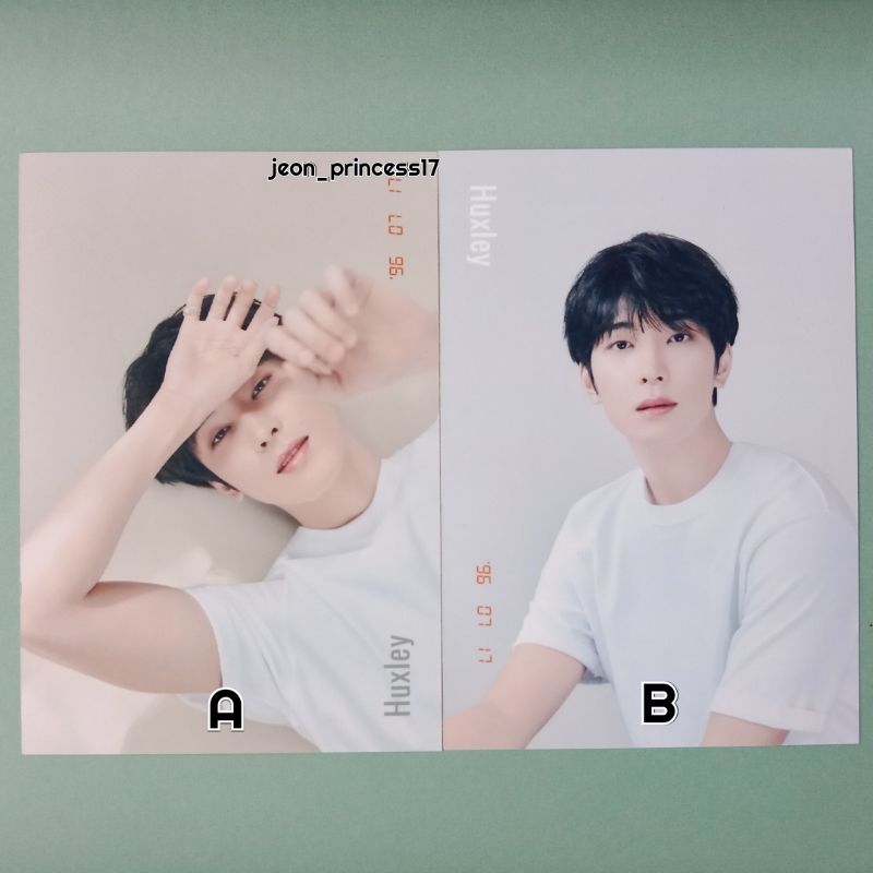 OFFICIAL POSTCARD SEVENTEEN HUXLEY WONWOO SET PHOTOCARD