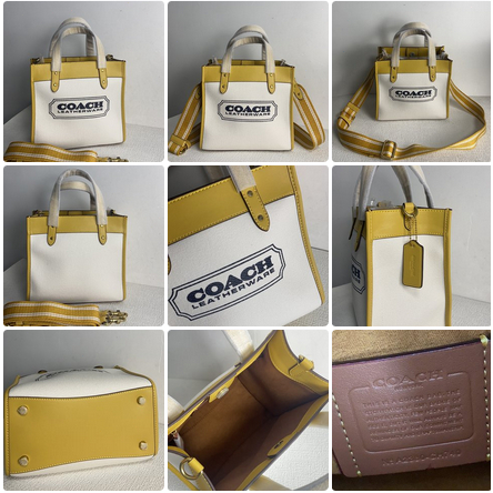 Coach CH740 Original Tote Bag Canvas Bag Shoulder Bag Crossbody Bag ttb 740