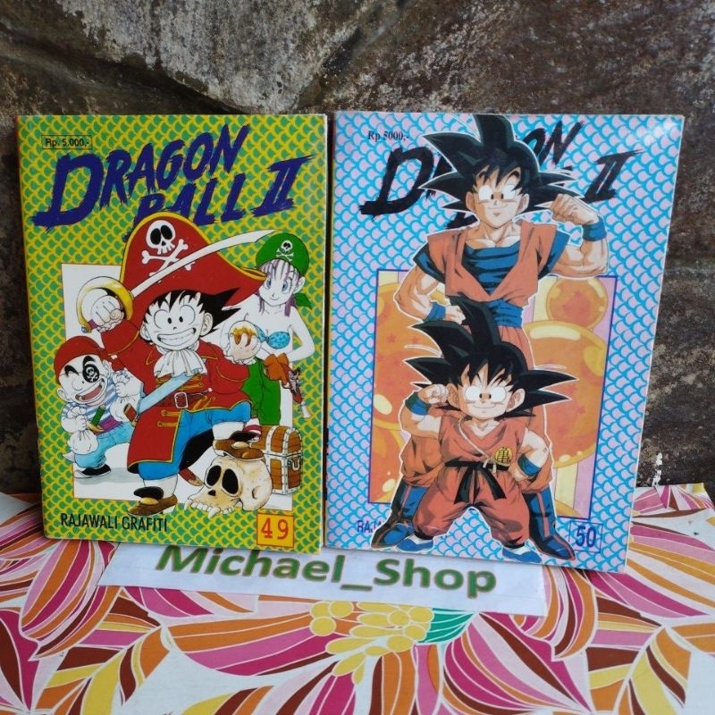 SET Komik Dragon ball 2 II nomer 49 50 Langka Rajawali Grafiti dragonball