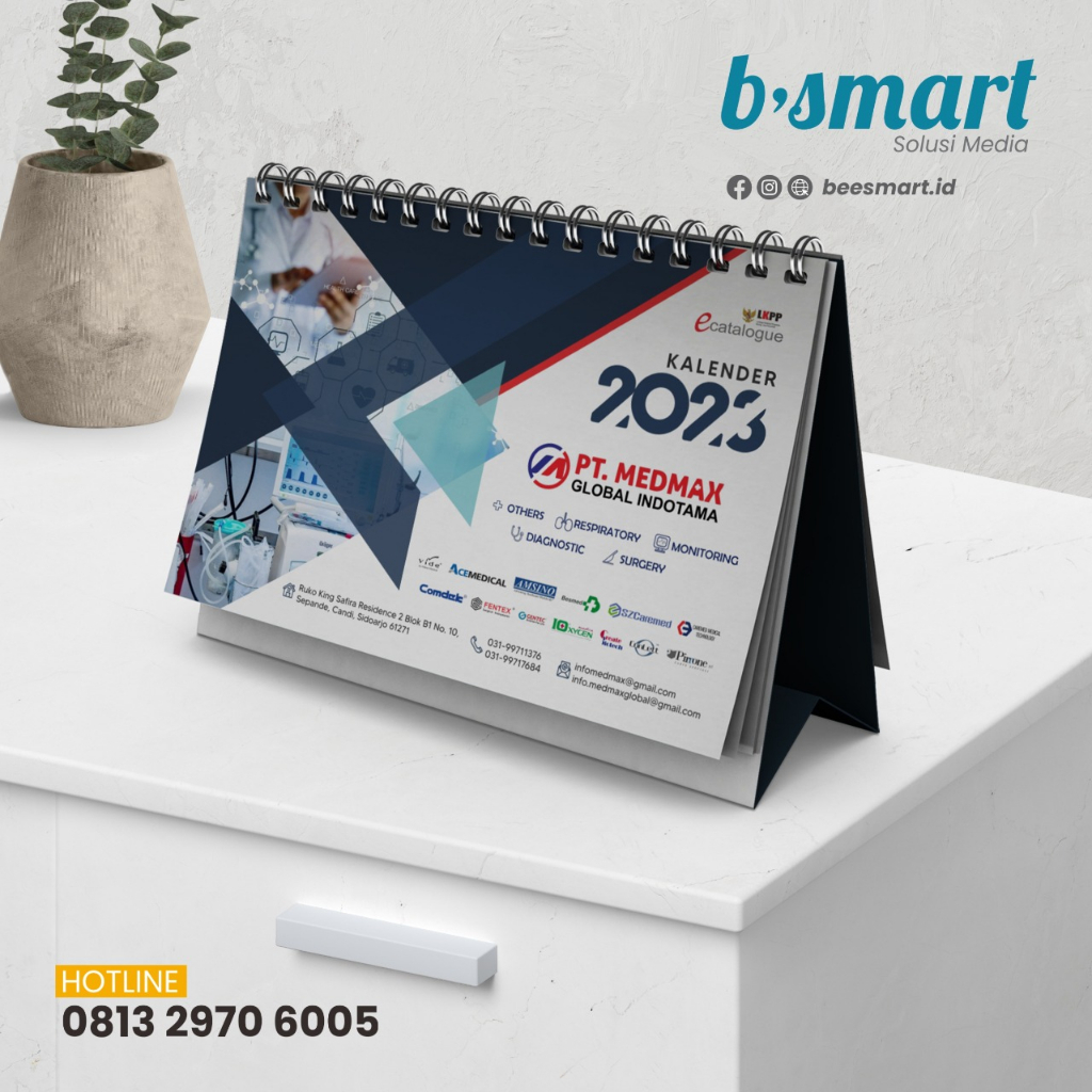 

CETAK KALENDER MEJA UKURAN 21x15 CM, 7 LEMBAR DESAIN CUSTOM TATAKAN [HARD COVER LINEN+SPIRAL]