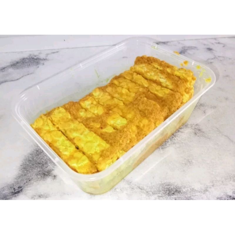 

Tempe bumbu kuning siap goreng