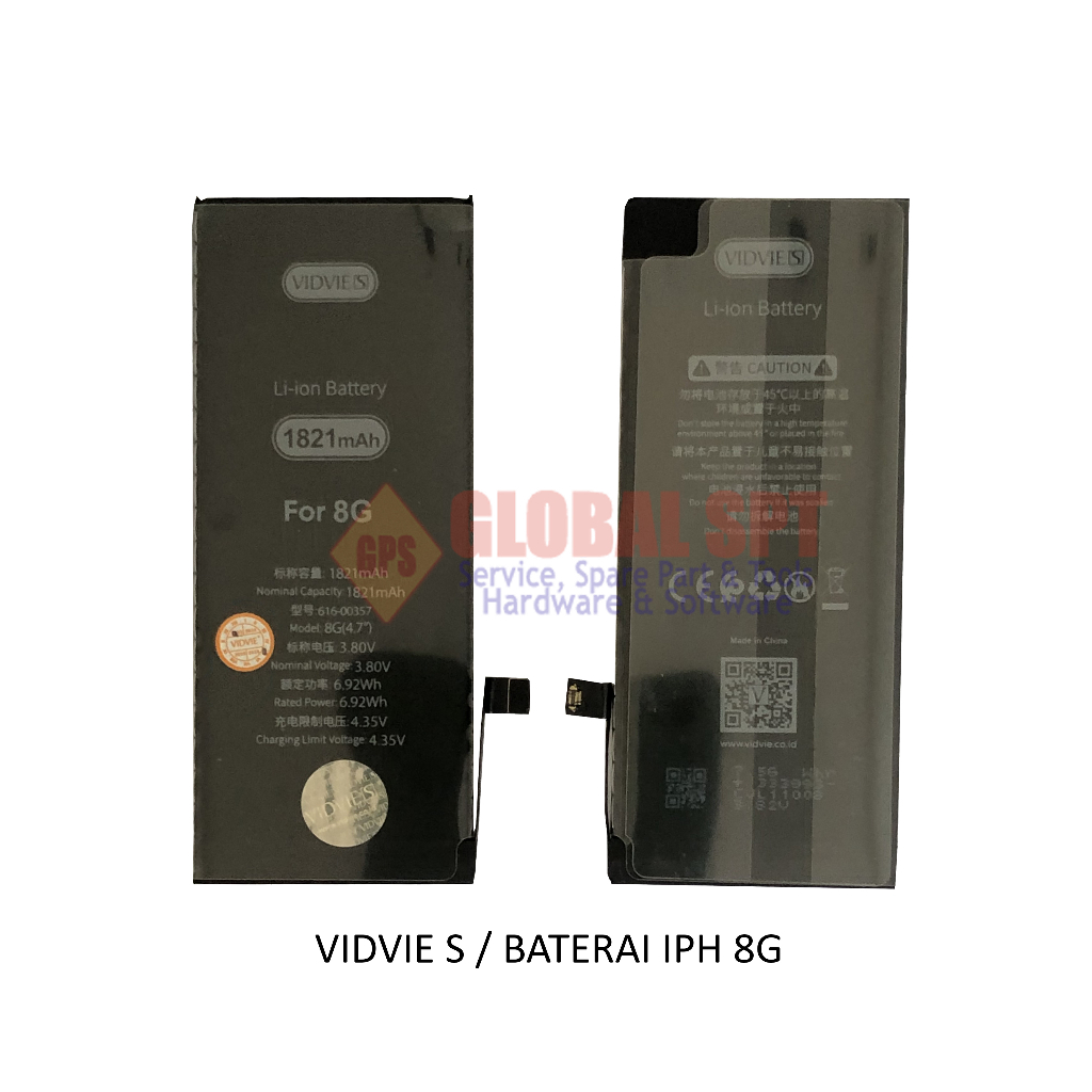 VIDVIE S / BATERAI IPH 8G / BATRE / BATERE