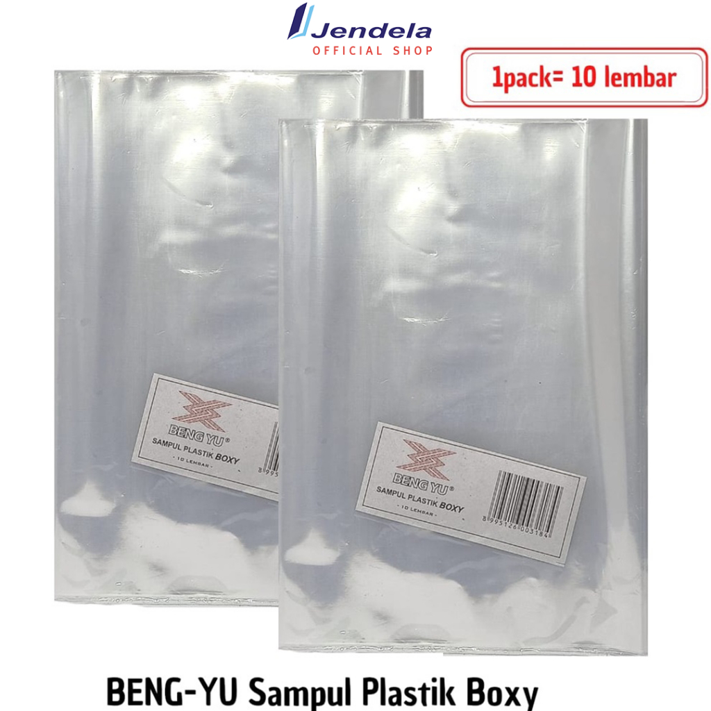 

Sampul Plastik BengYu Boxy B5 Isi 10 Lembar Sampul Buku Tulis Boxy ATK