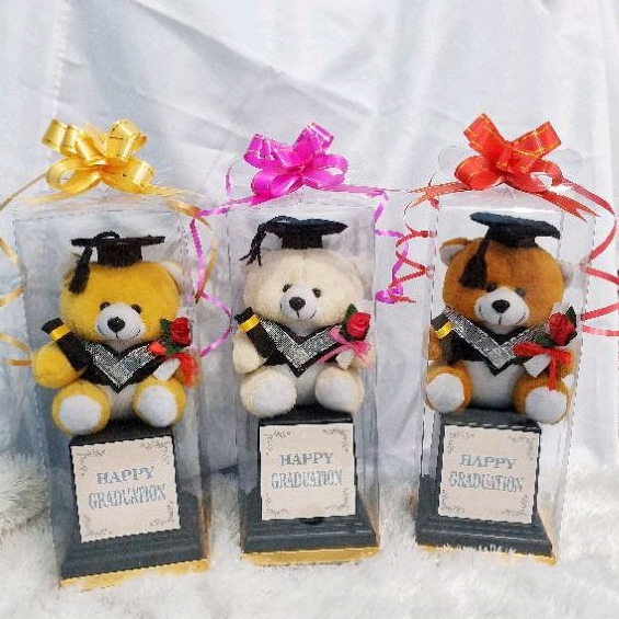 Ready Boneka wisuda piala 25cm