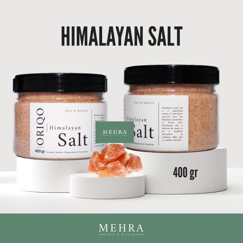 

GARAM HIMALAYA ORIQO / ORIQO HIMALAYAN SALT / PINK SALT / PREMIUM 400gr