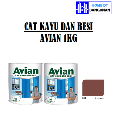 Cat Kayu Besi Avian 1kg (309 cinnamon)