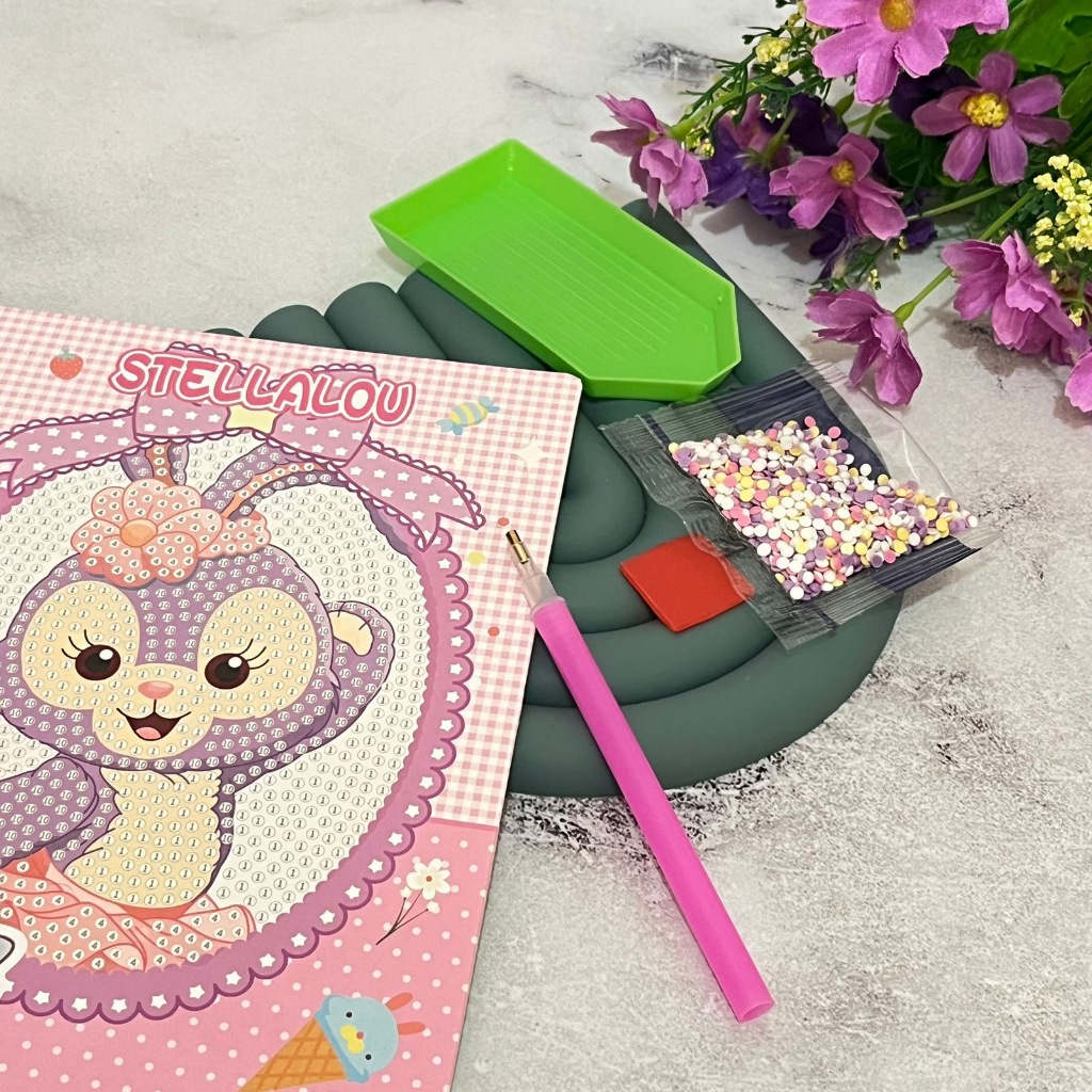 Mainan Kreativitas SANRIO manik-manik susun DIY 6 Variant harga Murah / Mainan Manik Tempel Anak LD-ZSH514 imut lucu unik Stationary Fancy kekinian Favorit anak best Quality