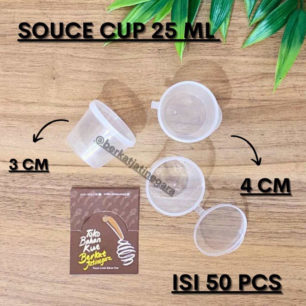 CUP SAMBAL / SOUCE CUP DM ISI 50 PCS / ROLL