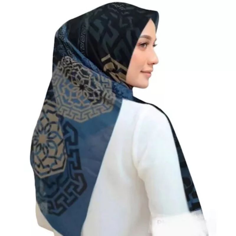 KERUDUNG SEGI EMPAT MLBUL motif best seller laser cut