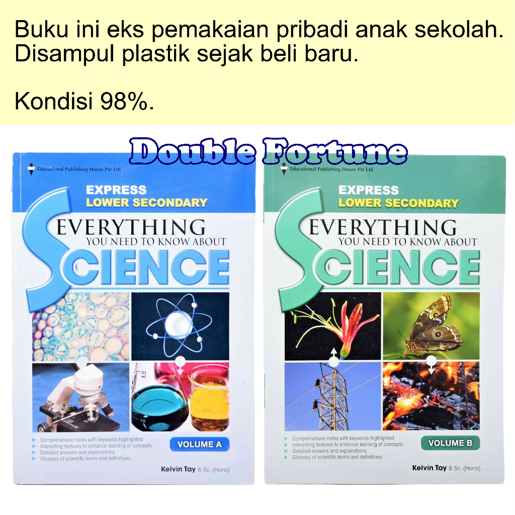 EVERYTHING YOU NEED TO KNOW ABOUT SCIENCE EXPRESS LOWER SECONDARY ORIGINAL BOOK BUKU IMPORT