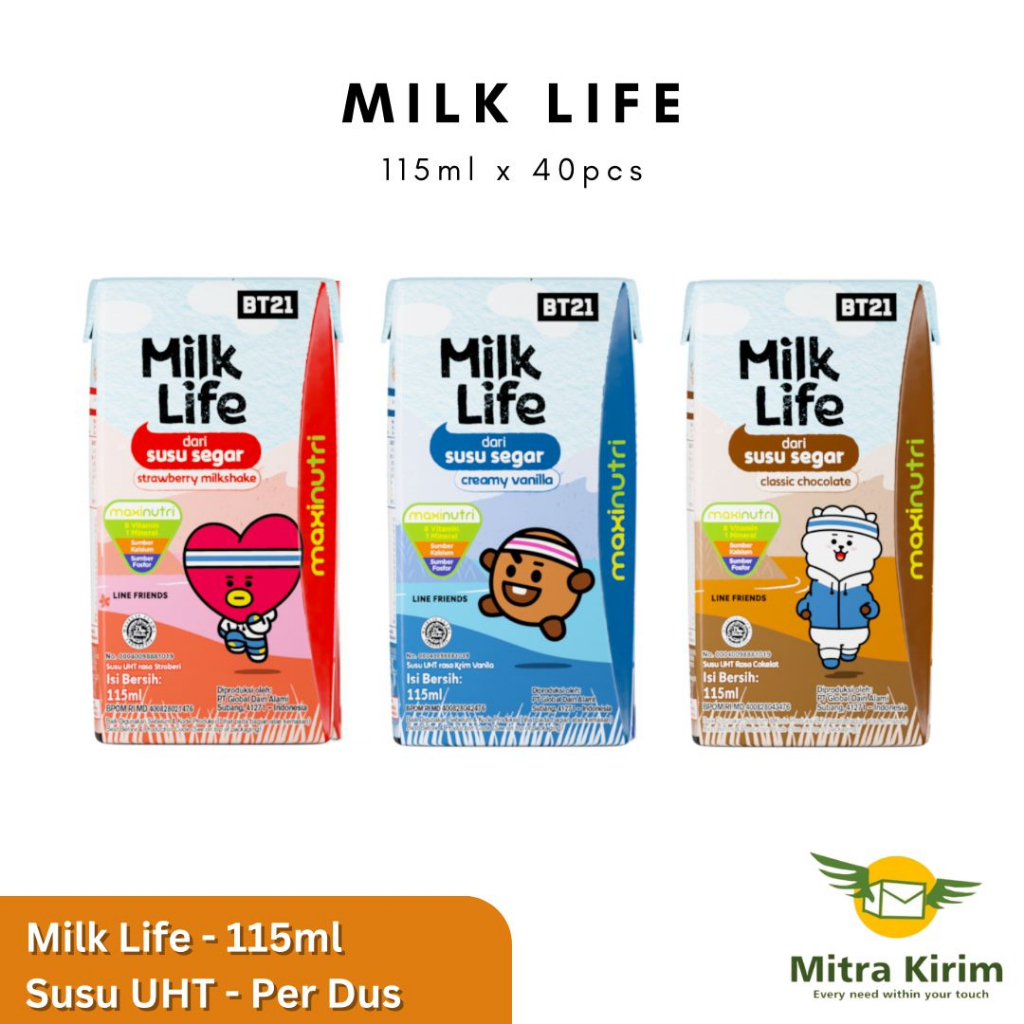 

Susu Milk Life UHT 115ml x 40pcs - Per Dus