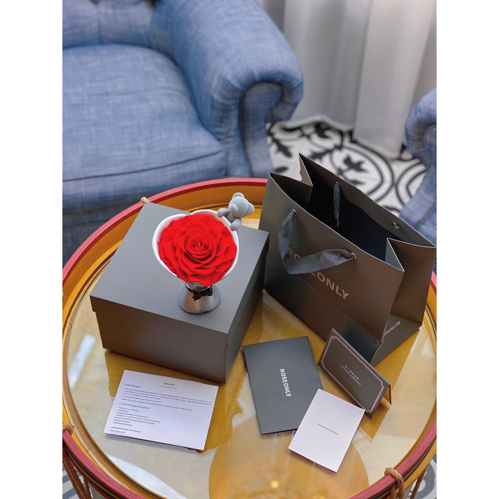 ROSEONLY preserved flower buket bunya gift girlfriend
