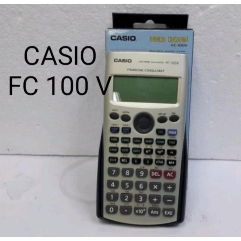 

CASIO KALKULATOR FC 100V KALKULATOR FINANCIAL KEUANGAN CASIO FC 100V