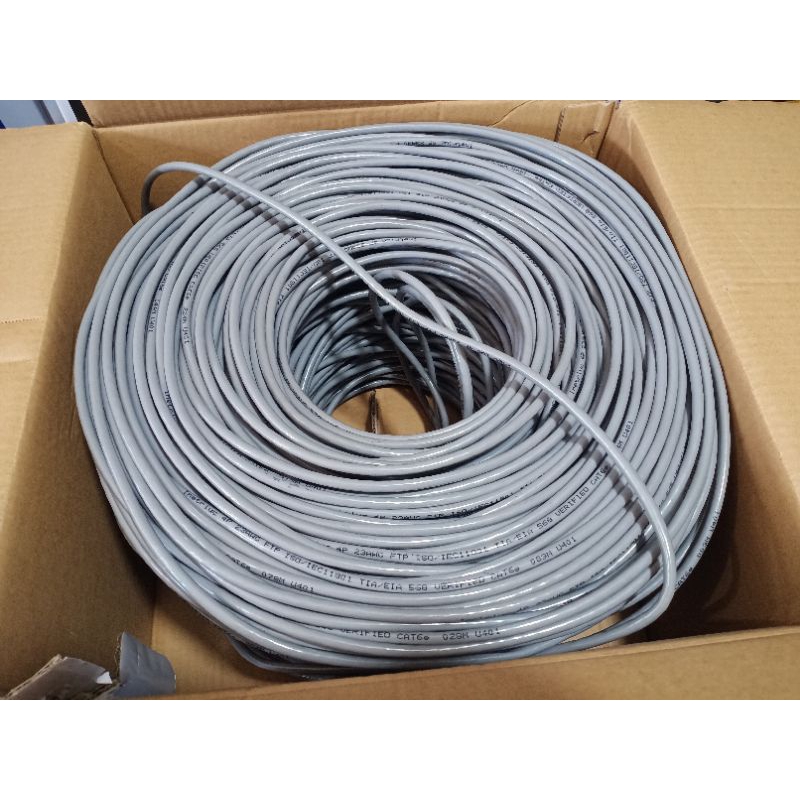 Kabel Lan FTP Cat 6e INTERLUC 305 Meter 1 Roll