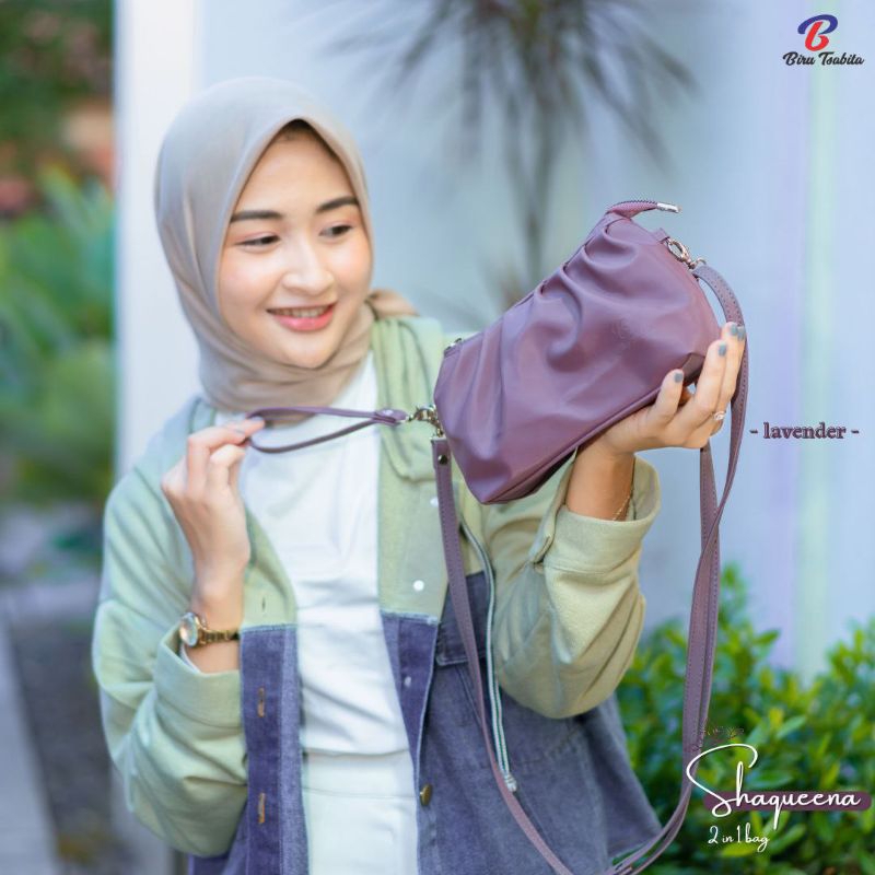 shaqueena bag/ tas wanita/ tas terbaru/ original biru tsabita