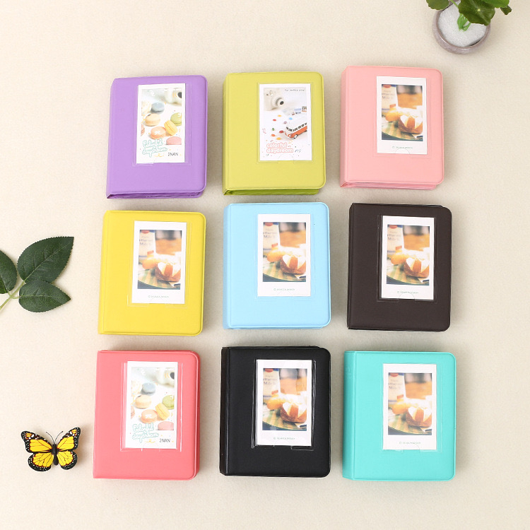 IMPOR ALBUM FOTO INSTAX MINI ISI 64 LEMBAR FOTO MODEL WARNA WARNI