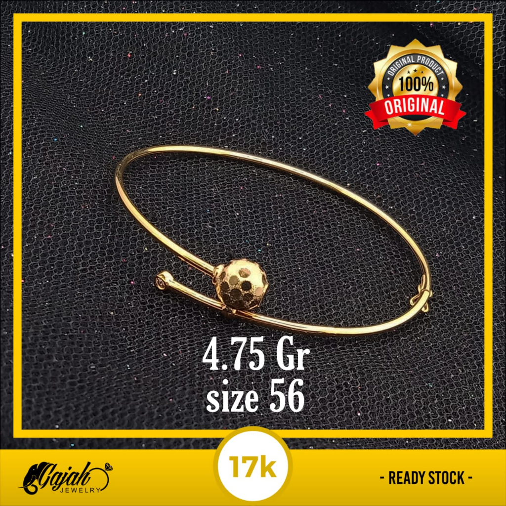 Gelang Emas 17K - 4.75 Gr Kadar 750 - 5129