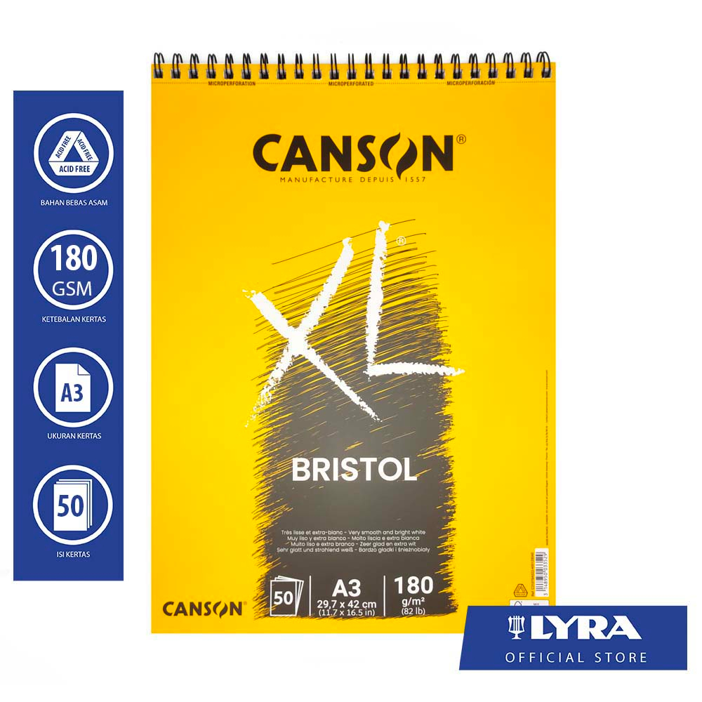 

Canson XL Bristol A3 50 Sheets