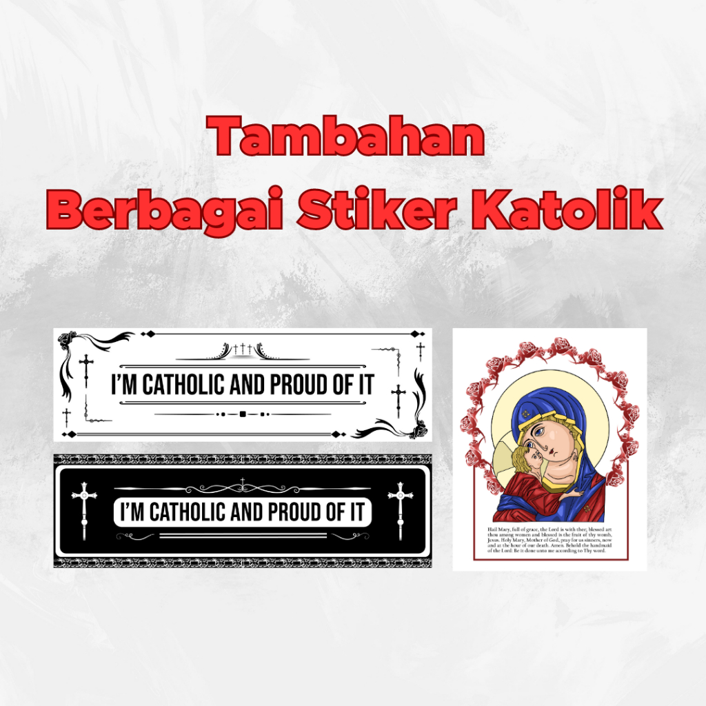 

Tambahan Stiker Katolik