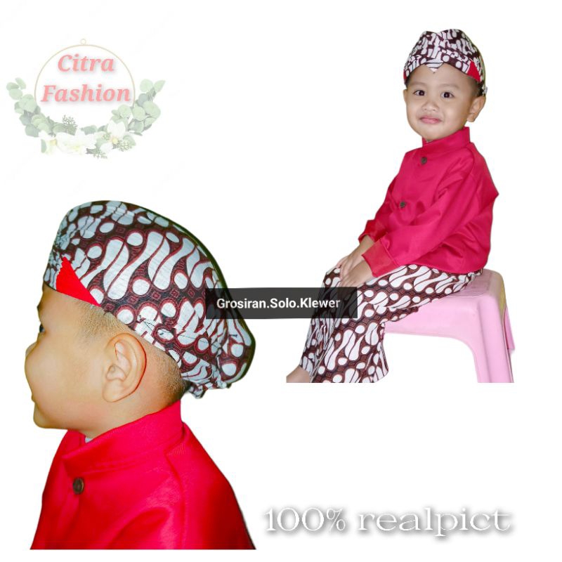 Blangkon anak / Blangkon jogja / Blangkon jebeh anak