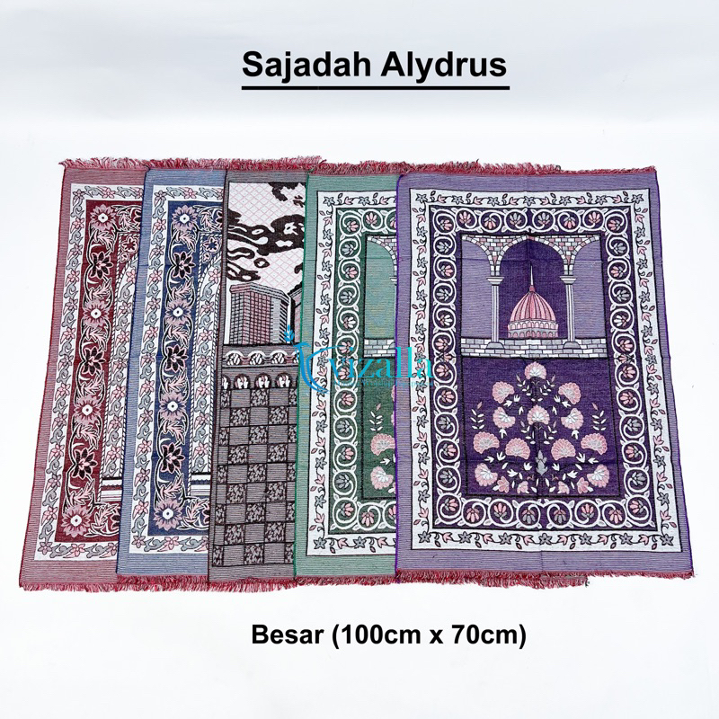 Sajadah Alydrus Polykatun VMK/ 105*68 Sajadah Tipis/ Grosir Sajadah