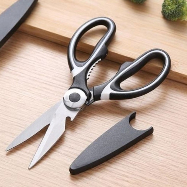 [DEASHOP] GUNTING DAPUR SERBAGUNA I GUNTING AYAM DAGING IKAN STAINLESS STEEL MURAH | GUNTING BESAR DAPUR I KITCHEN MEAT SCISSORS STAINLESS