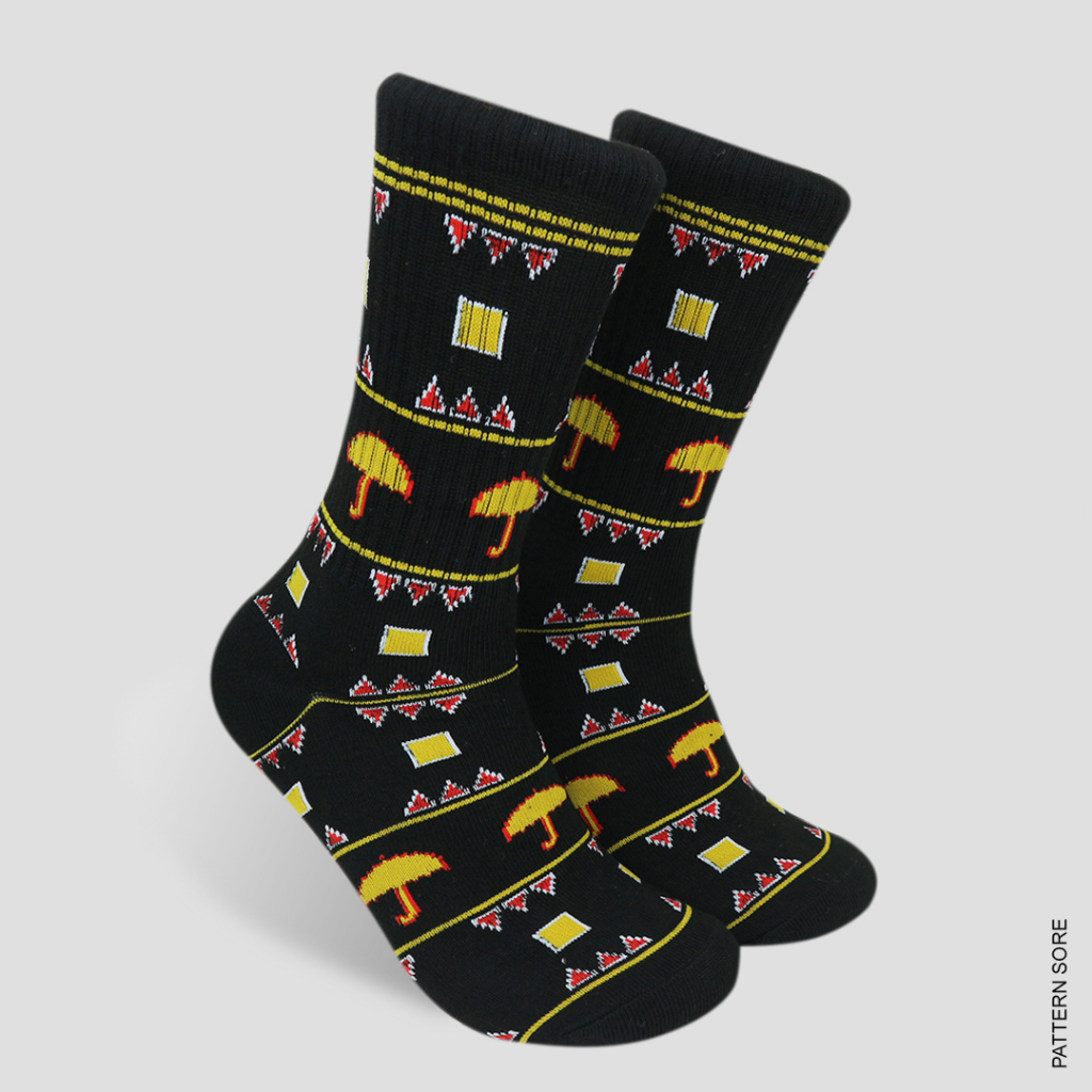 Kaos Kaki Oldskull Motif - Etnic