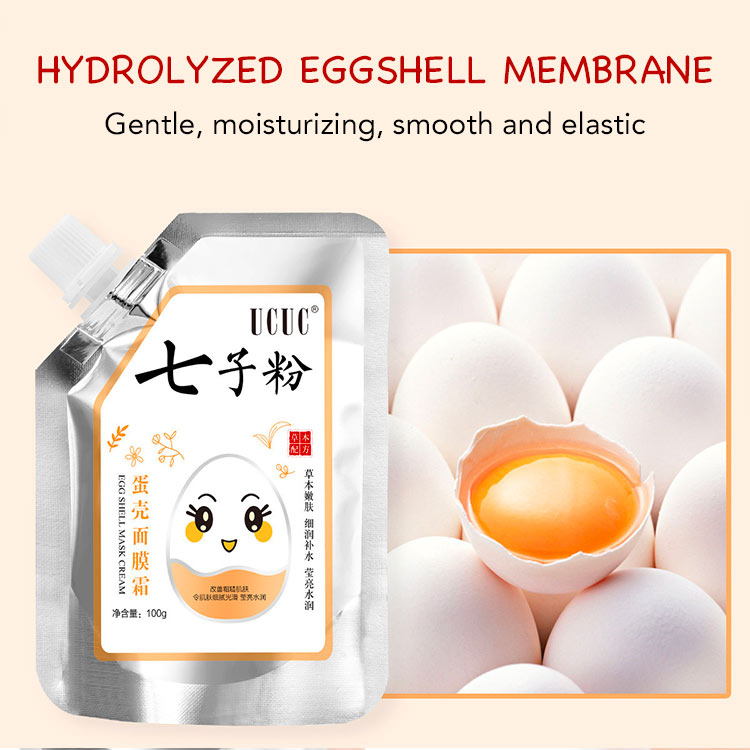 Herbal Eggshell Essence Masker Wajah Perawatan Kulit Masker Wajah Esensi Alami Pelembab Wajah 100g