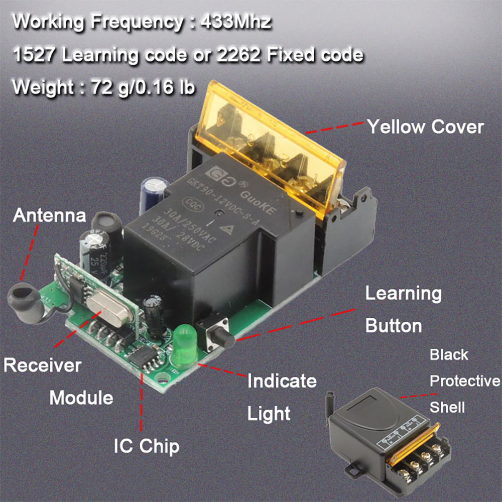 Relay Switch AC 220V/Remote Relay Switch/ON OFF Remote Relay