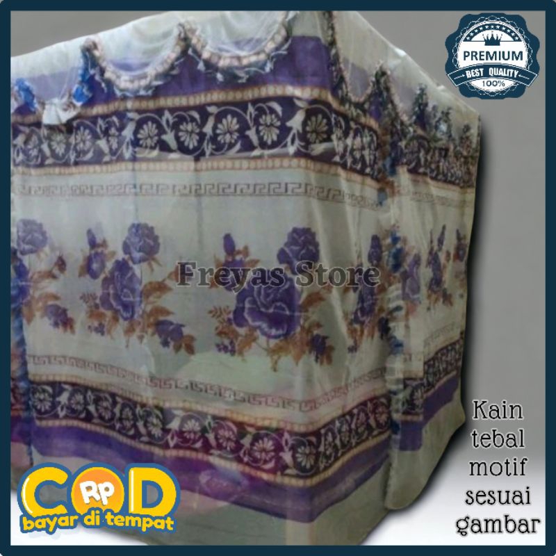 [BEST SELLER] KELAMBU BUNGA PREMIUM 180x200