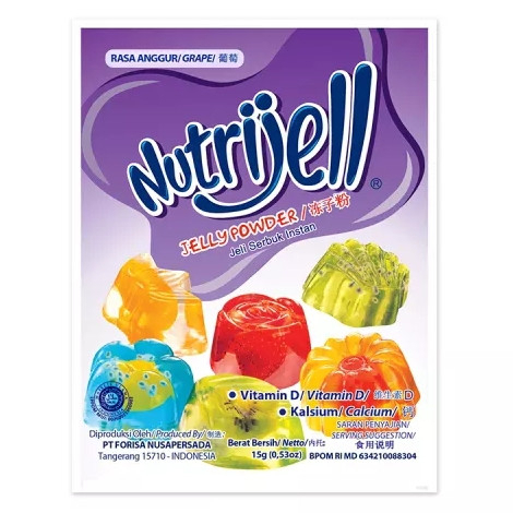 

NUTRIJELL GRAPE 15G