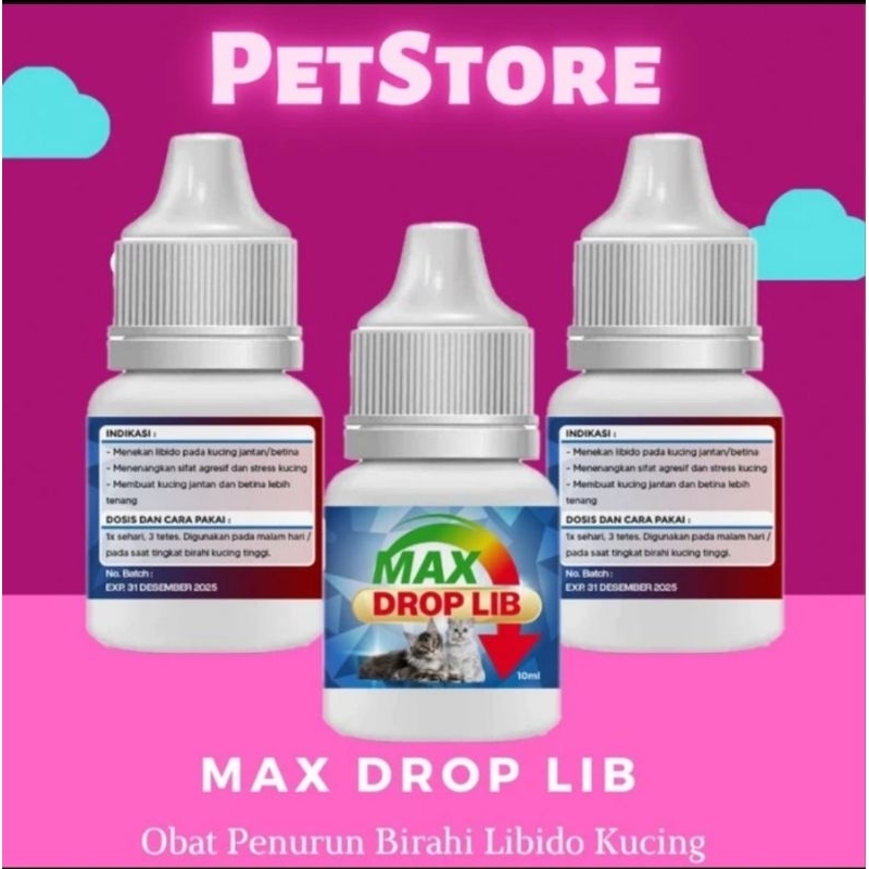 MAX DROP LIB PENURUN LIBIDO KUCING