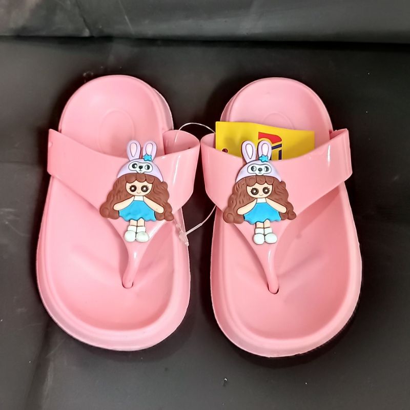 Sandal anak perempuan Sandal jepit princess import Sendal anak kekinian