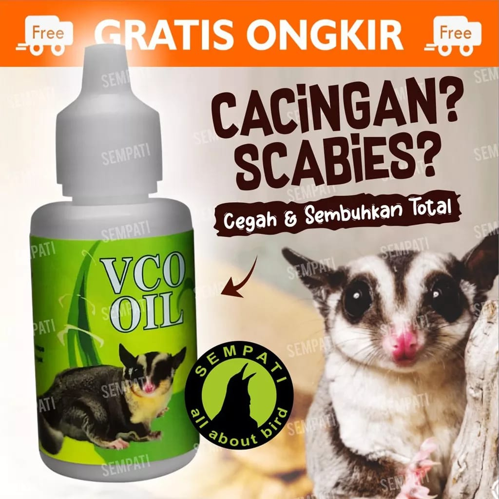 VCO Oil Minyak Kelapa Murni Obat Cacing Kutu Scabies Pure Virgin Coconut Oil 100% Natural Obat Jamur Alami Vitamin Bulu Kucing Musang