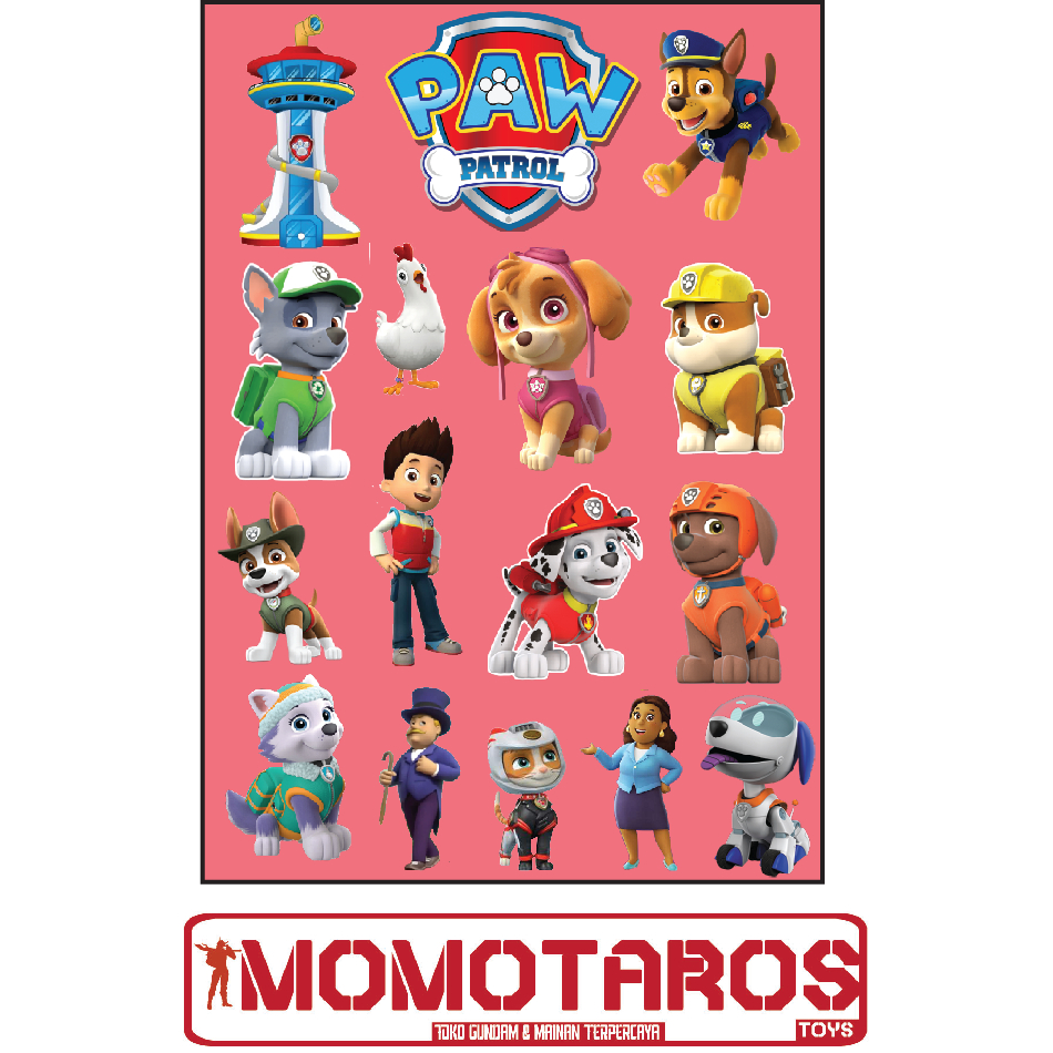 

Sticker murah anti air Paw patrol 1 pc