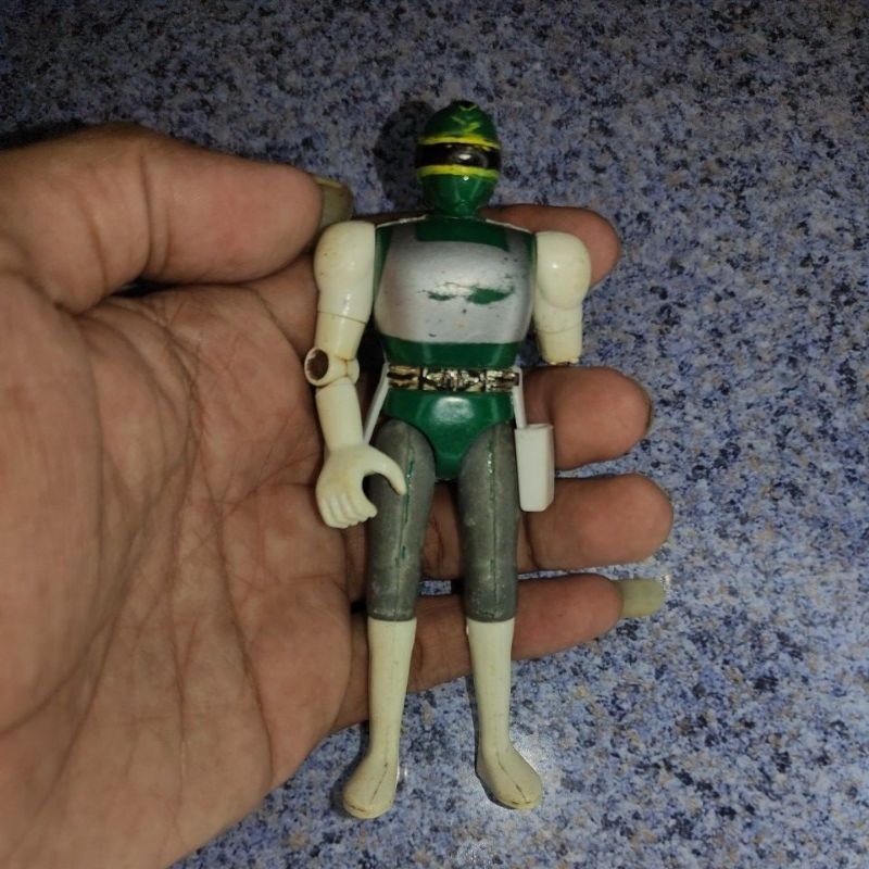 Figure Bioman Green Diecast power rangers mmpr