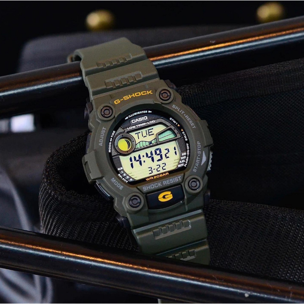 Jam Digital Casio G-Shock G-7900 NEW BLACK - Casual Outdoor Watch AutoLight Water Resistant