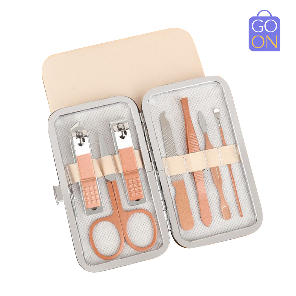 Manicure &amp; Pedicure Set Rose Gold Premium - Perawatan Kecantikan Kuku dan Alis
