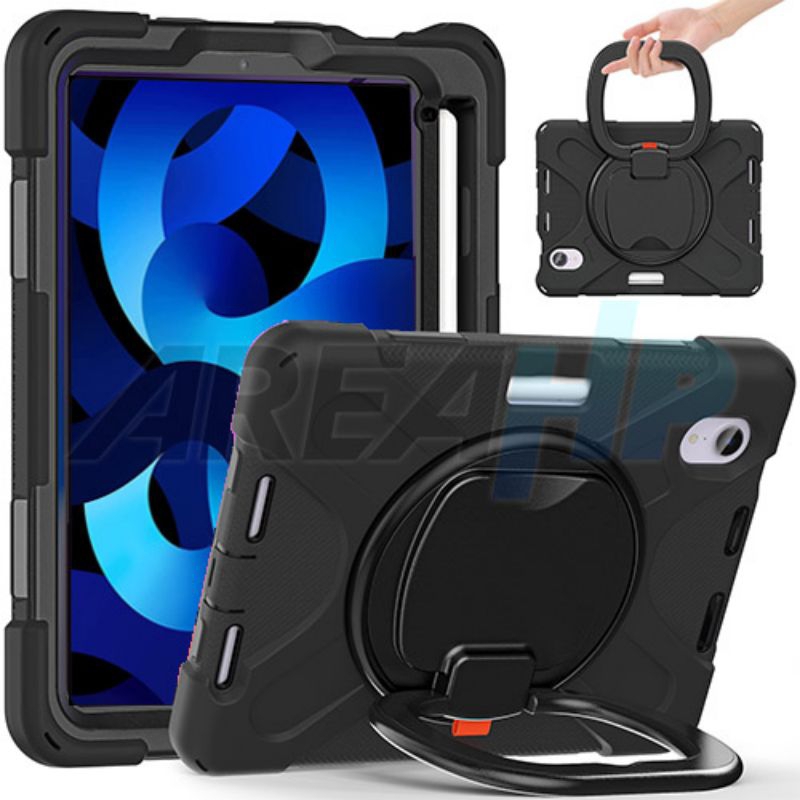 Armor X Ring Heavy Duty Hybrid Protective Case Casing Cover iPad Air 4,5 10.9 Inch 2020 2022