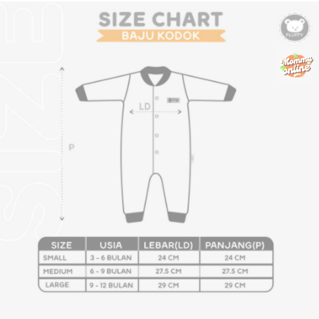 [MOMMYONLINE] Fluffy Jumper Bayi Fluffy Jumpsuit / Baju Kodok Buka Kaki Baby Fluffy (Panjang) S / M / L  3 - 12 bulan Warna Khaki Series