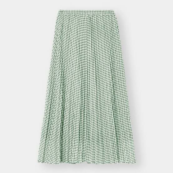 GU Uniqlo Plaid Skirt