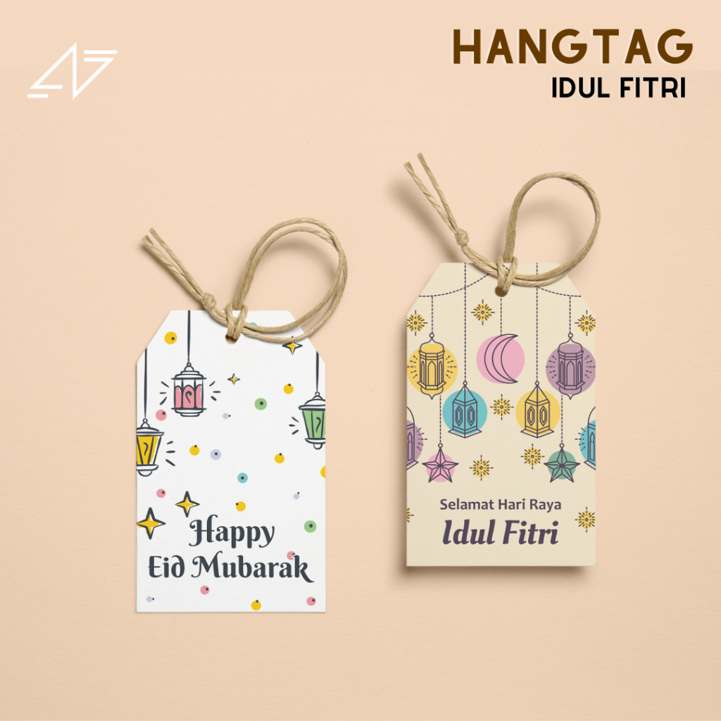 

Hangtag Lebaran Tag Idul Fitri Bahan BW Kartu Tik