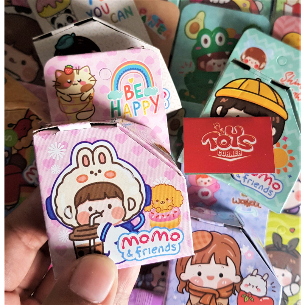 STIKER MINI ROLL MOMO II GROSIR MAINAN RENCENG
