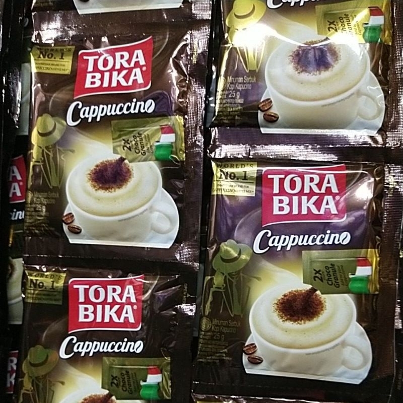 tora bika cappucino 25 gr isi 10 pcs